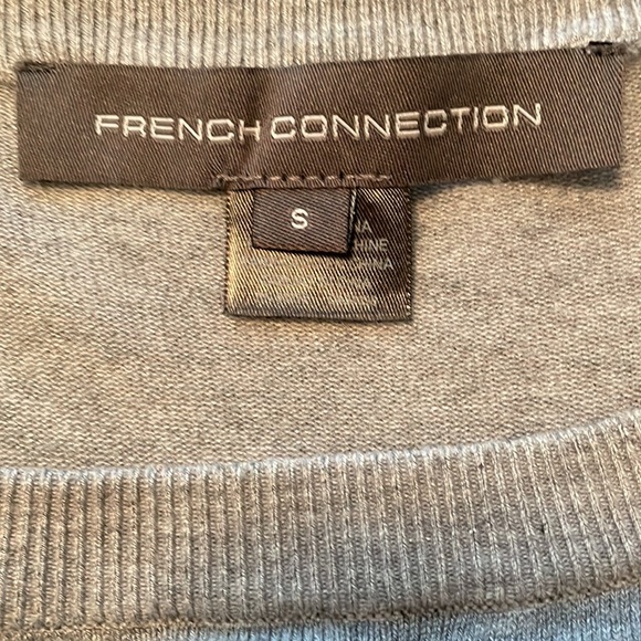 French Connection Crew Neck Sweater with Snow Leopard in Sequins Size S - Picture 11 of 13